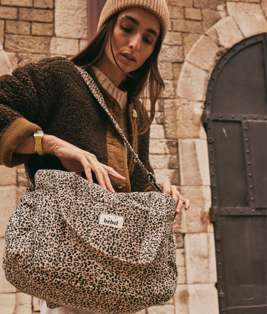 Middle Changing Bag - Leopard Khaki