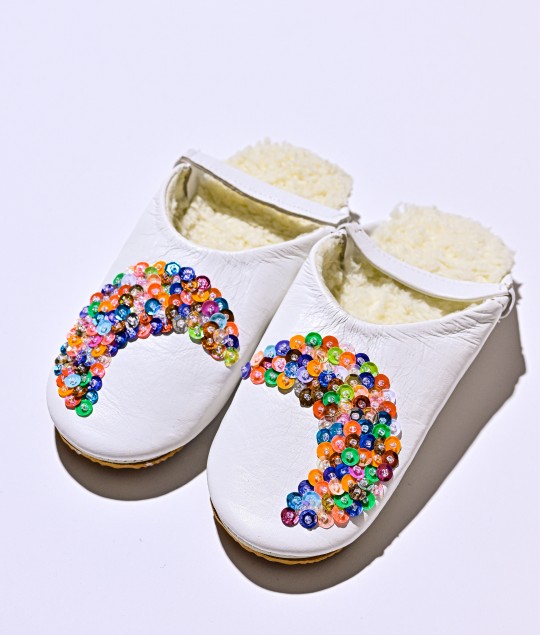 Sheep White Multi Moon