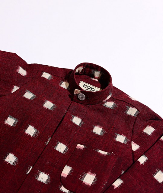 Red Blocks Dishdasha