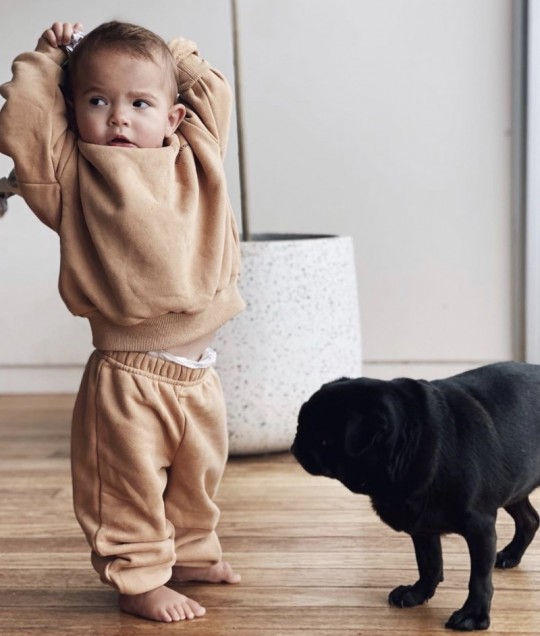 Woodie Logo Tracksuit - Fawn