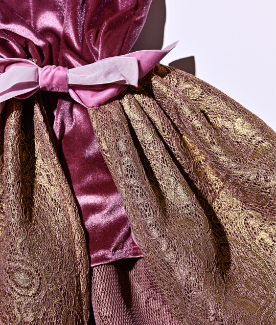 Velvet Dress with Detachable Tutu - RM03