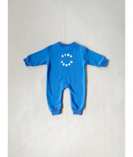Otto Puff Circle Logo Romper - Ocean