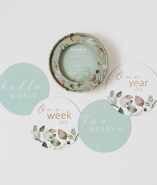 Daintree & Sage Reversible Milestone Cards