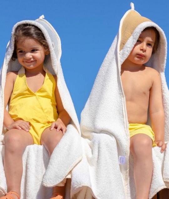 BATHING CAPE - CARAMEL
