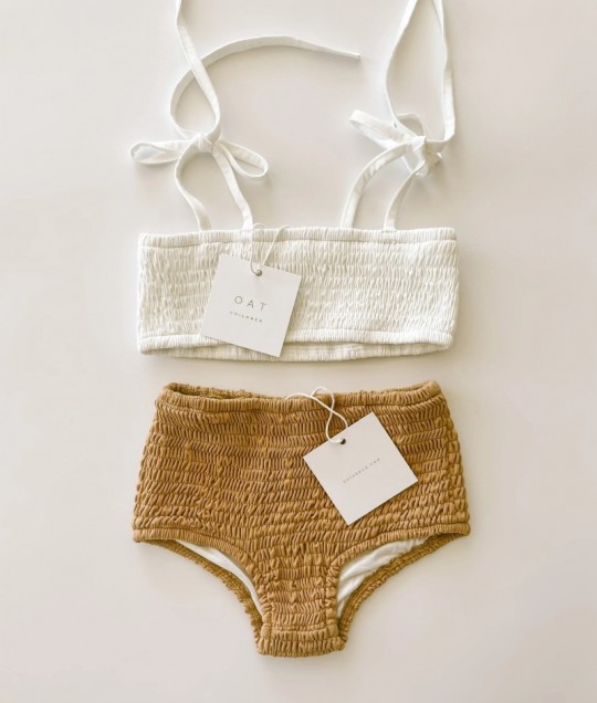 High Waisted Bikini Bottoms - Citrus