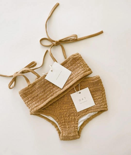 High Waisted Bikini Bottoms - Citrus