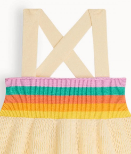 Rainbow stripe Knitted Sun Dress