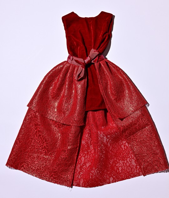 Velvet Dress with Detachable Tutu - RM01