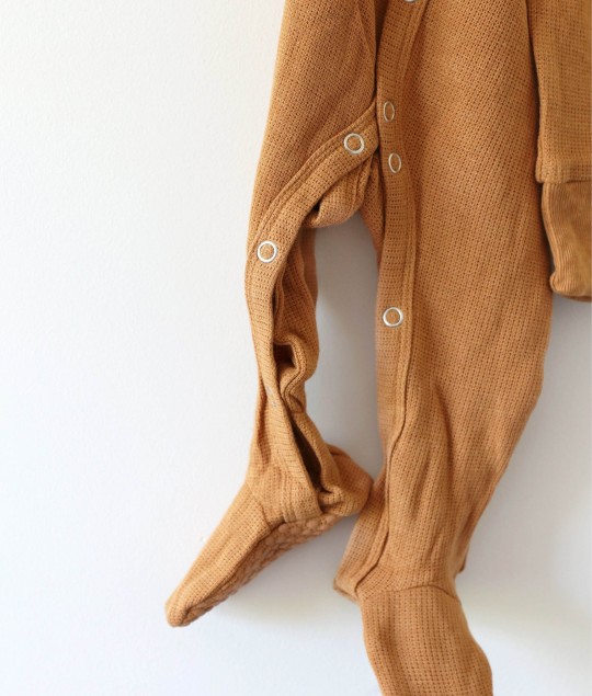 Bamboo Sleepsuit Almond