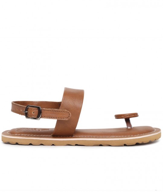 Brown Circle Grip Sandal