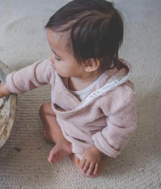 Baby bathrobe Dijon Daily - Bright Blossom