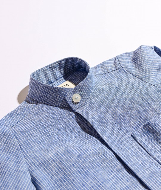 Navy Stripped Dishdasha