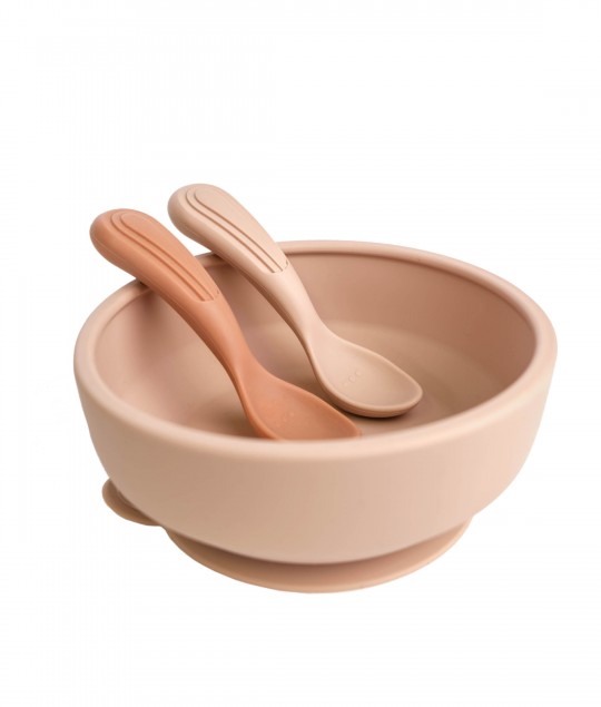 Baby Spoon - Cinnamon & Nude