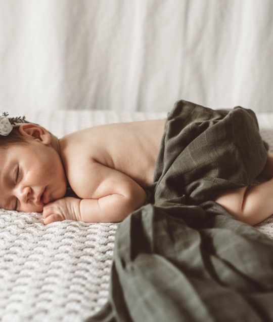 Organic Muslin Wrap - Olive