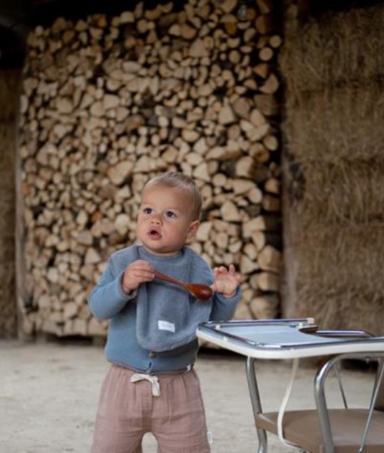 Bib Dijon organic - Steel Grey