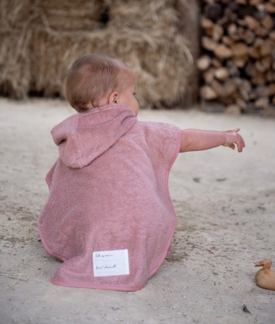 Bath poncho Dijon organic - Earth Rose