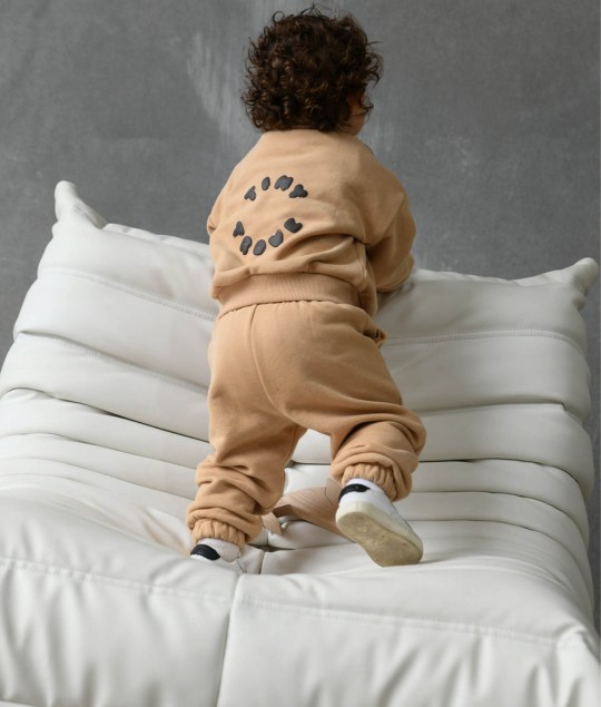 Bindi Puff Tracksuit - Fawn/Cocoa