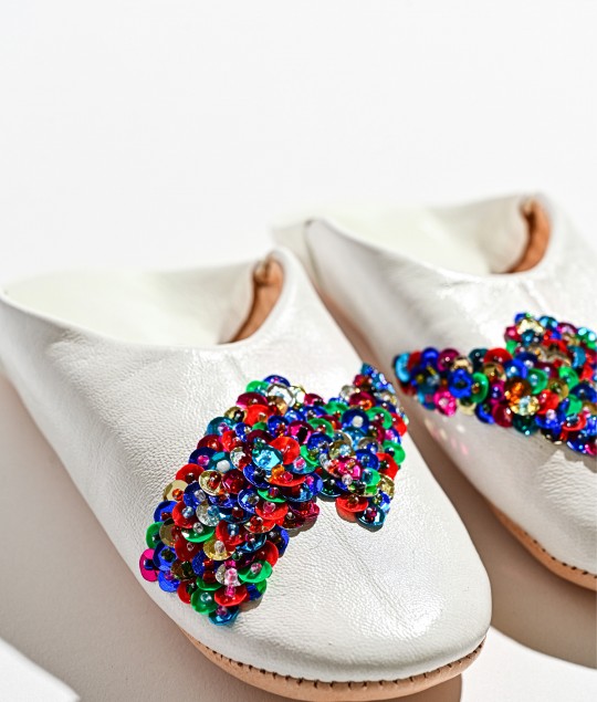 White Thunder Slippers