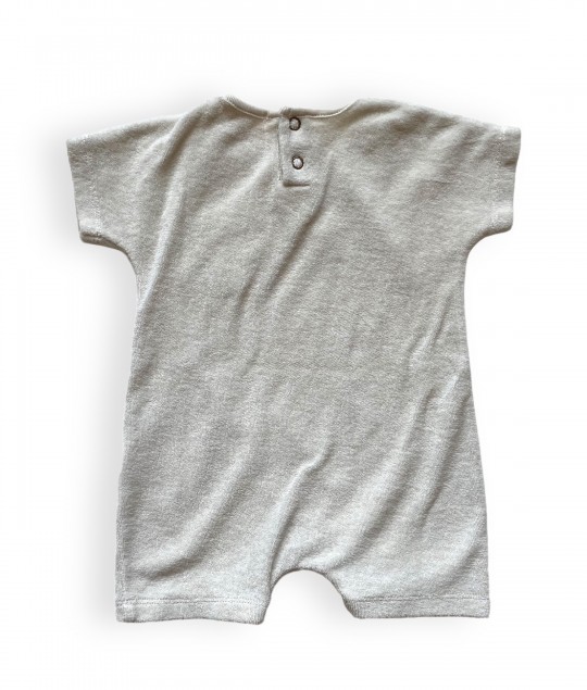 RUBI - Terry Romper - Clay