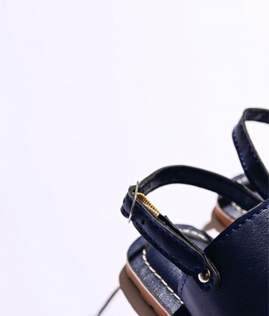 Blue Braid Kohlapuri Sandal