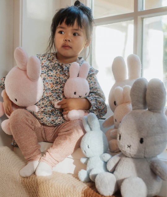 Miffy Sitting Terry Soft Green