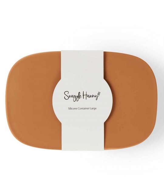 Silicone Large Lunch Box Chestnut