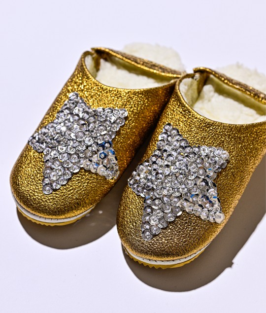 Sheep Bronze Glitter Silver Star