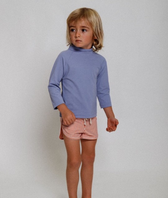 NELLA RASH SHIRT - BERRY STRIPE
