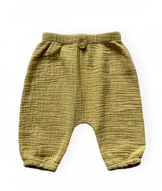 T A K I - muslin trousers - Hemp