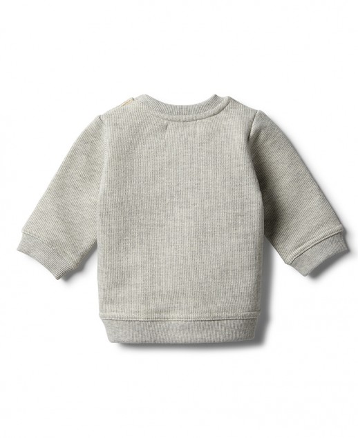 Oatmeal Speckle Sweat Top