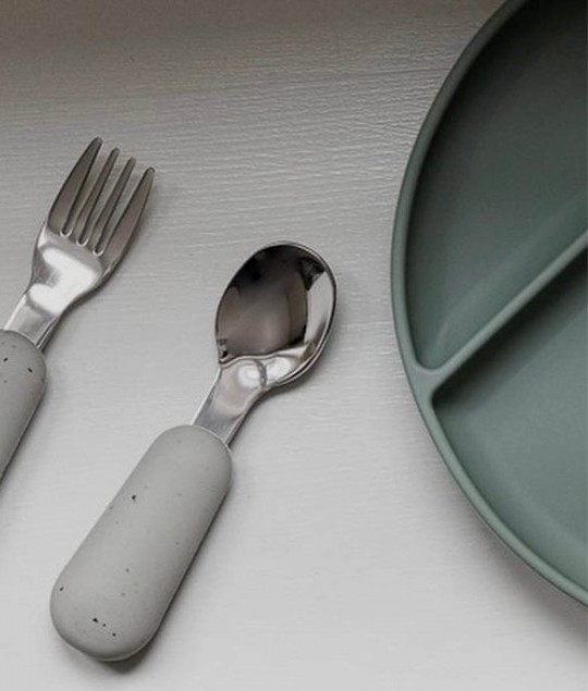 Toddler Cutlery - Blue Clay