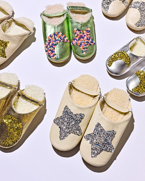 Natural Leather Silver Star