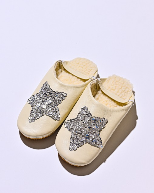 Natural Leather Silver Star