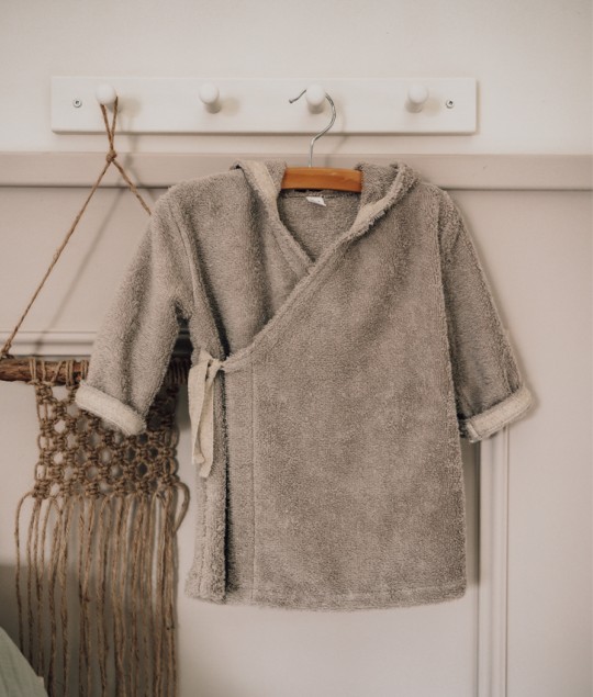 New Baby bathrobe Dijon Daily clay