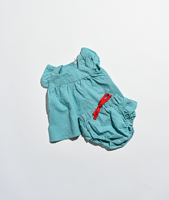 Twin Set Bloomers - Aqua