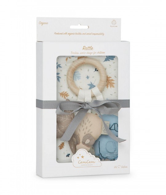 GIFT BOX W/ MUSLIN CLOTH AND ACTIVITY RING - OCS FOREST