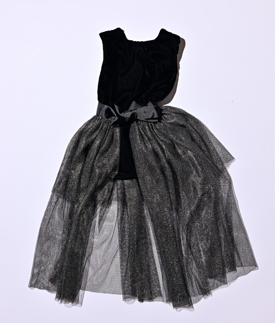 Velvet Dress with Detachable Tutu - RM07