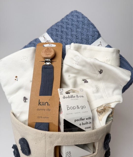 The Gentle Blue Gift Basket