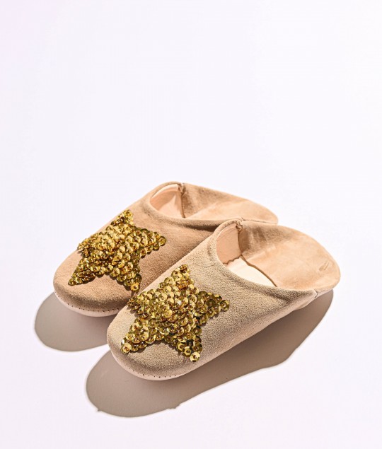 Beige Gold Star