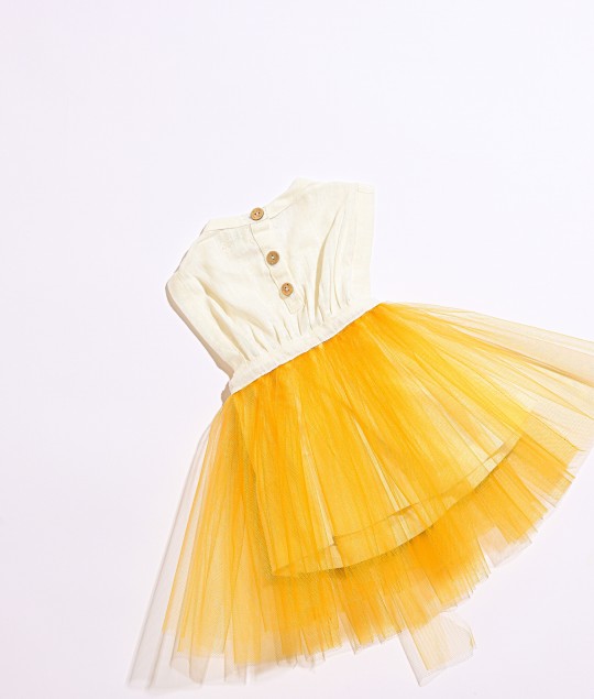 Blossom Delight - Cream/Mustard