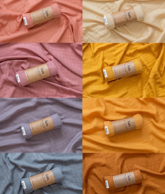 Organic Cotton + Bamboo Muslin Swaddle - Amber
