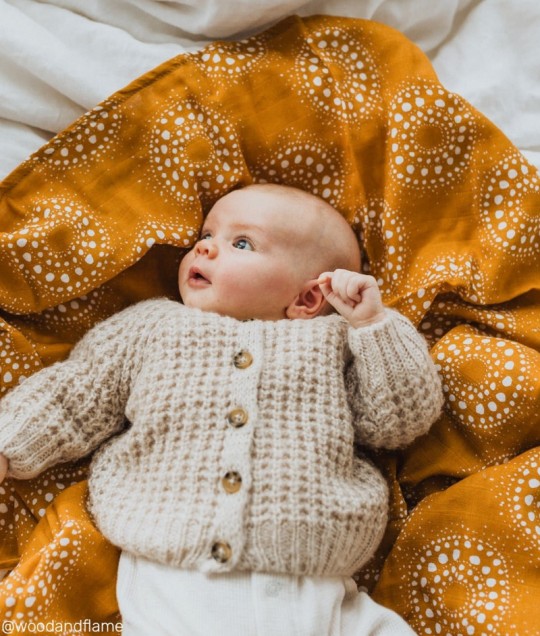Organic Cotton + Bamboo Muslin Swaddle - HAZEL