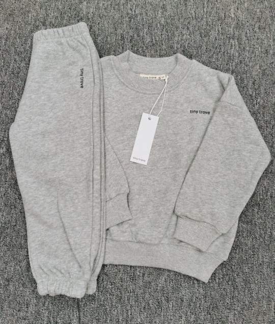 Adult Woodie Logo Tracksuit - Grey Marle