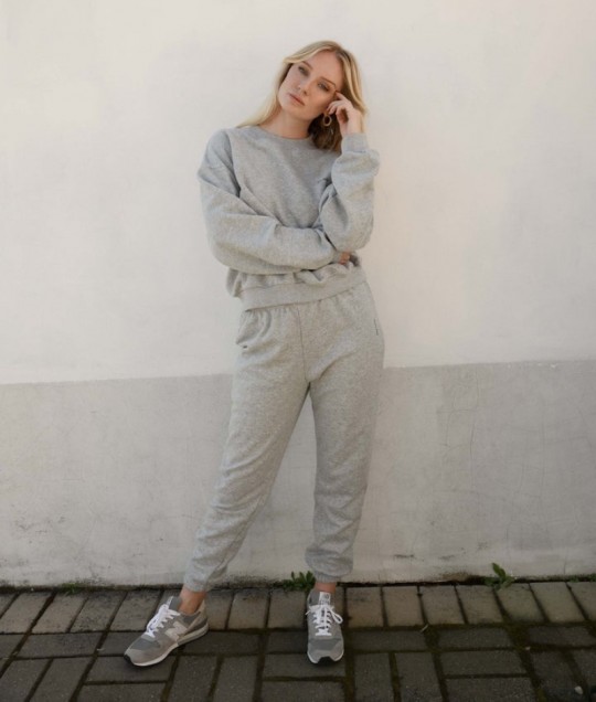 Adult Woodie Logo Tracksuit - Grey Marle