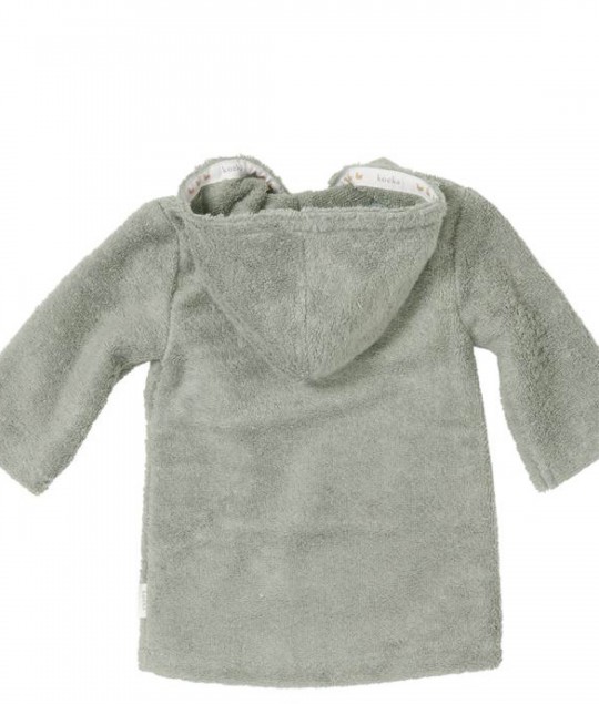 Baby bathrobe Dijon Daily - Shadow Green