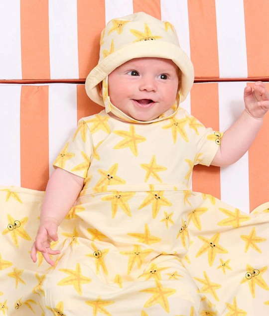 Starfish Shortie & Sunhat Set