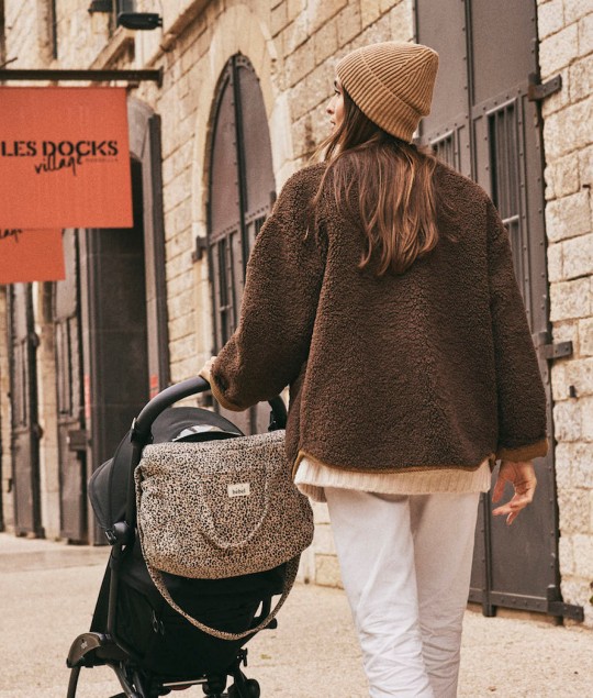 Middle Changing Bag - Leopard Khaki