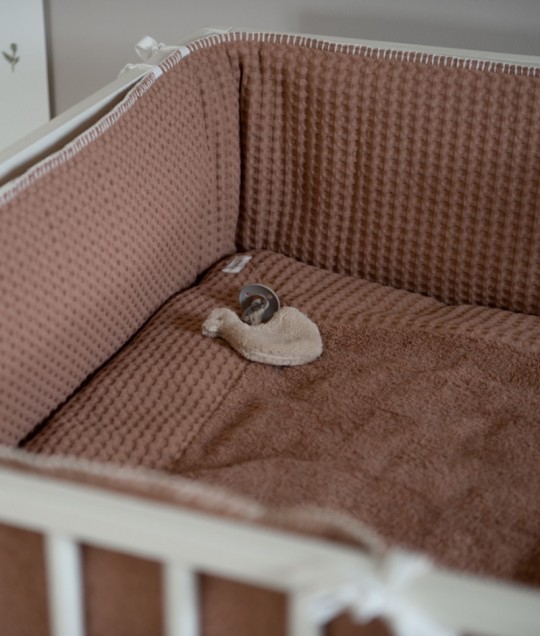 Playpen mat - plum/misty grey