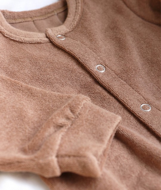 Terry Sleepsuit Caramel