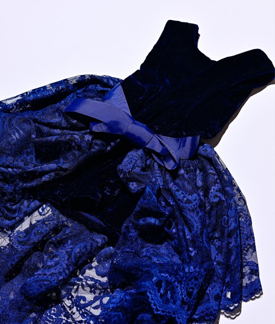 Velvet Dress with Detachable Tutu - RM05